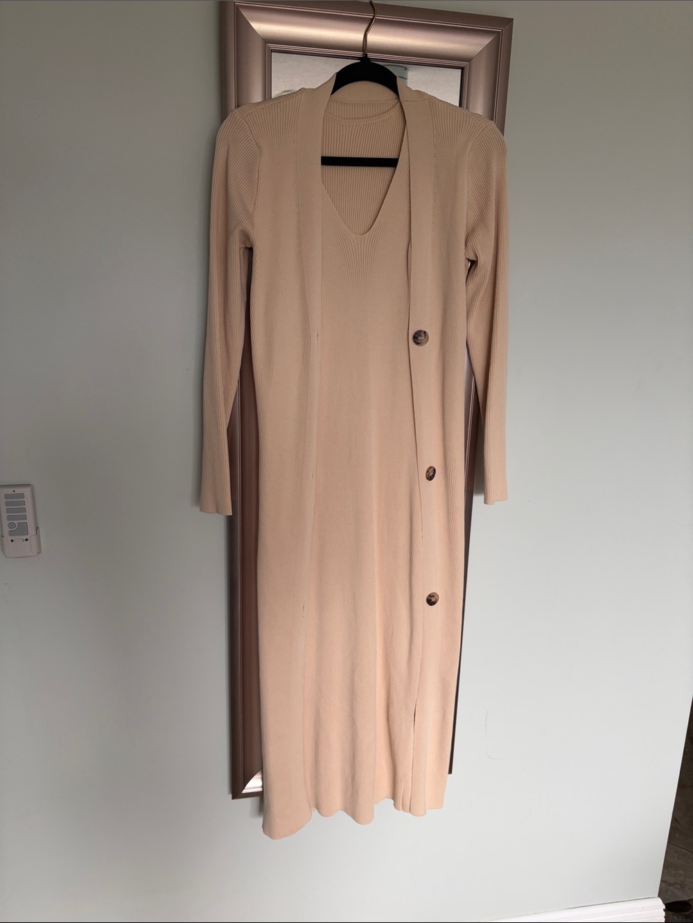 SHEIN sweater dress plus cardigan set
